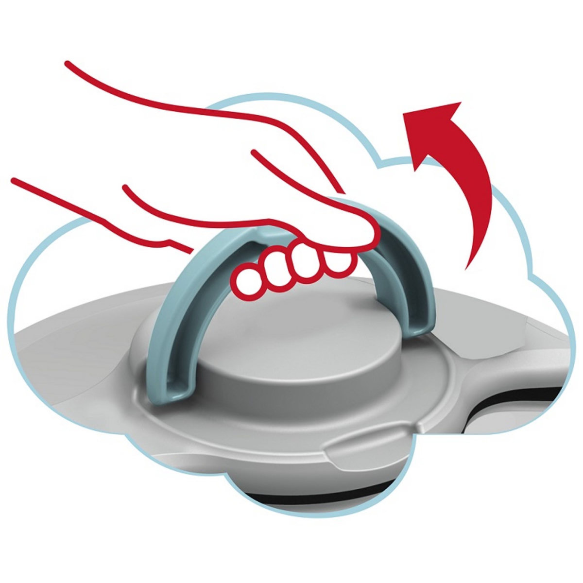 SEB Cocotte-minute CLIPSO MINUT 7,5 L Bleu