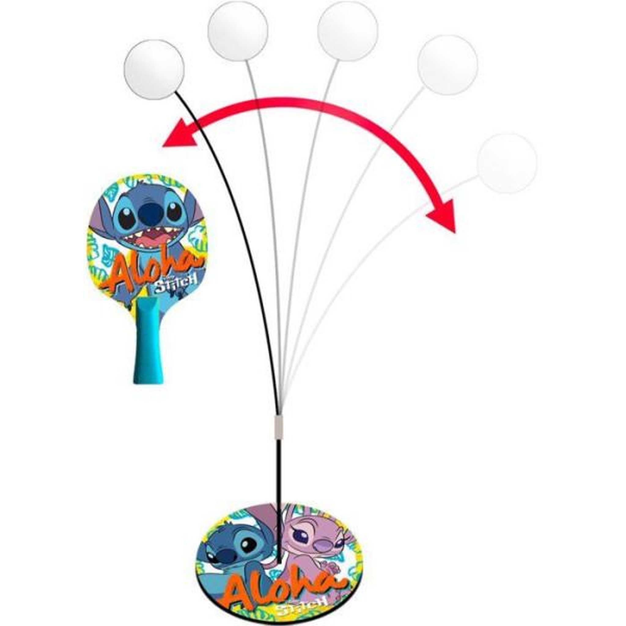 Voir la diapositive 4 : DISNEY Set d'apprentissage ping-pong 2-en-1 - disney - stitch