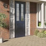 VIDAXL Films pour fenetre 2 pcs depoli motif de fleurs PVC