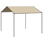 Voir la diapositive 1 : VIDAXL Tente a auvent beige 3x3 m acier et tissu