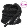 Voir la diapositive 1 : VIDAXL Corde de combat noir 12 m 9 kg polyester