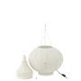 Voir la diapositive 2 : Paris Prix Lampe à Poser en Métal  Aladin  59cm Blanc