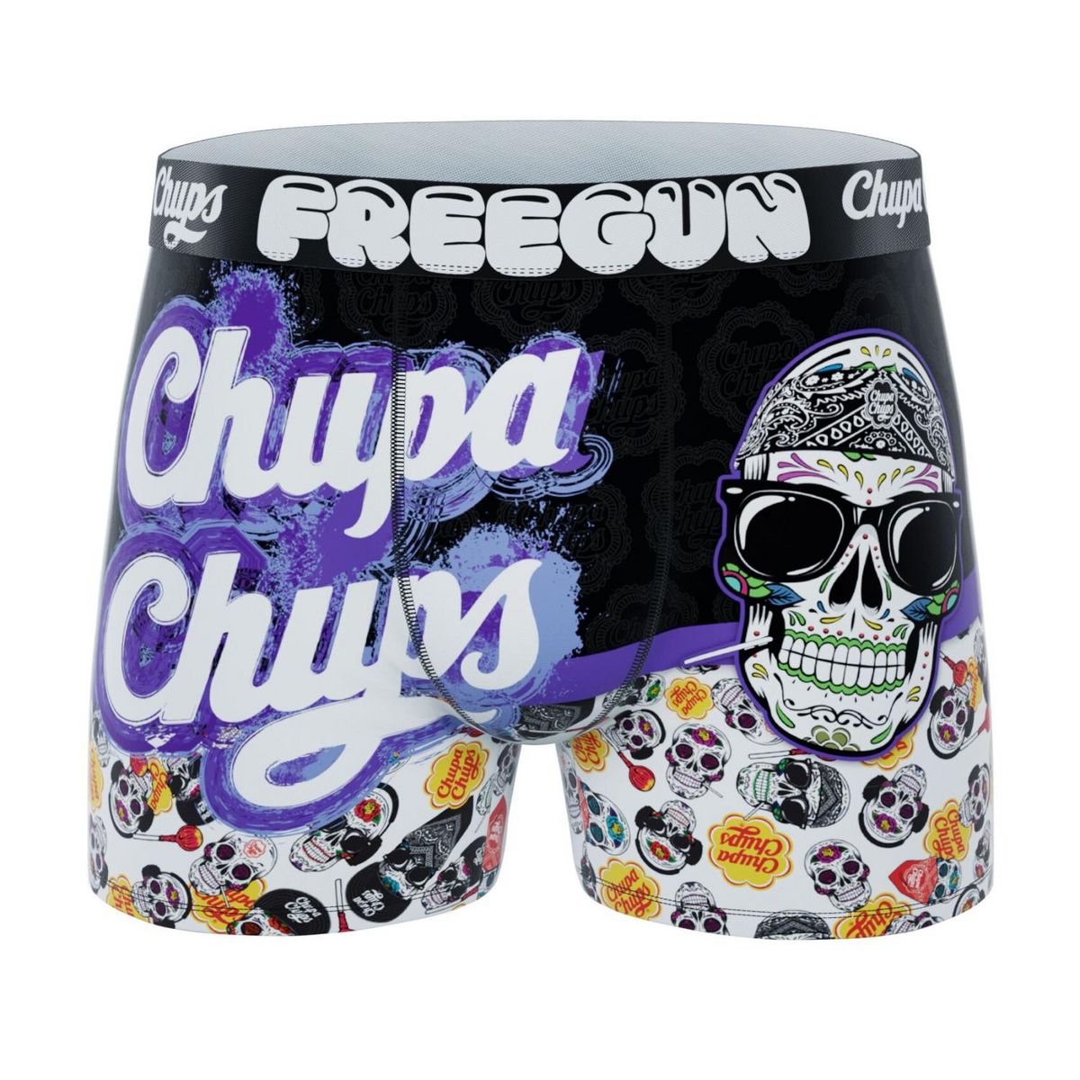 FREEGUN Lot de 4 boxers enfant Chupa Chups