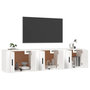 Voir la diapositive 3 : VIDAXL Meubles TV muraux 3 pcs blanc 57x34,5x40 cm