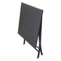Voir la diapositive 2 : DCB GARDEN Table de jardin pliante 70x70cm aluminium gris anthracite MARIUS