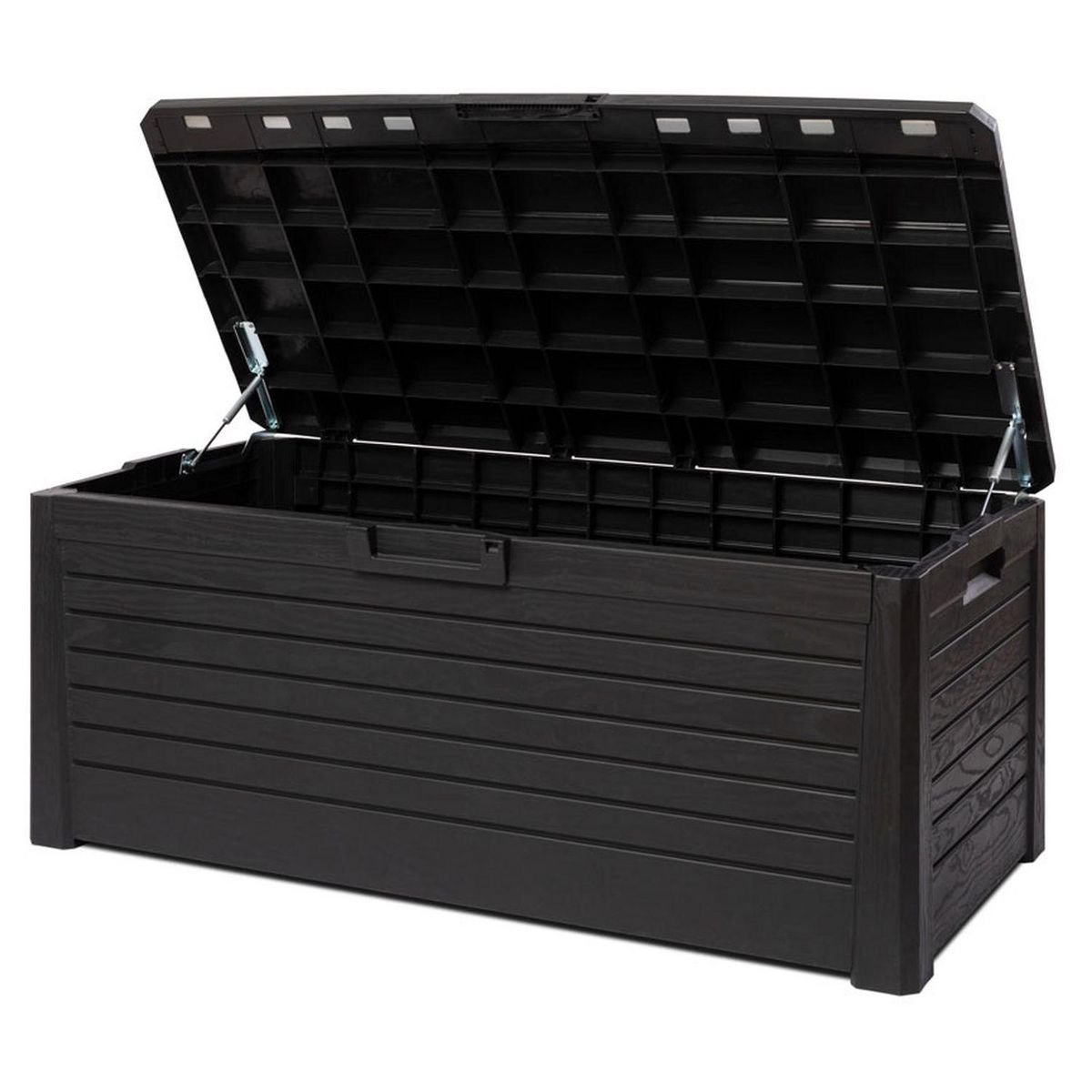 TOOMAX Coffre de rangement jardin résine - Anthracite - 550L - FLORIDA