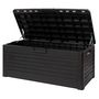 Voir la diapositive 2 : TOOMAX Coffre de rangement jardin résine - Anthracite - 550L - FLORIDA