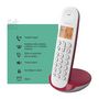 Voir la diapositive 5 : Logicom Téléphone fixe sans fil - LOGICOM - DECT ILOA 150 SOLO - Framboise - Sans répondeur