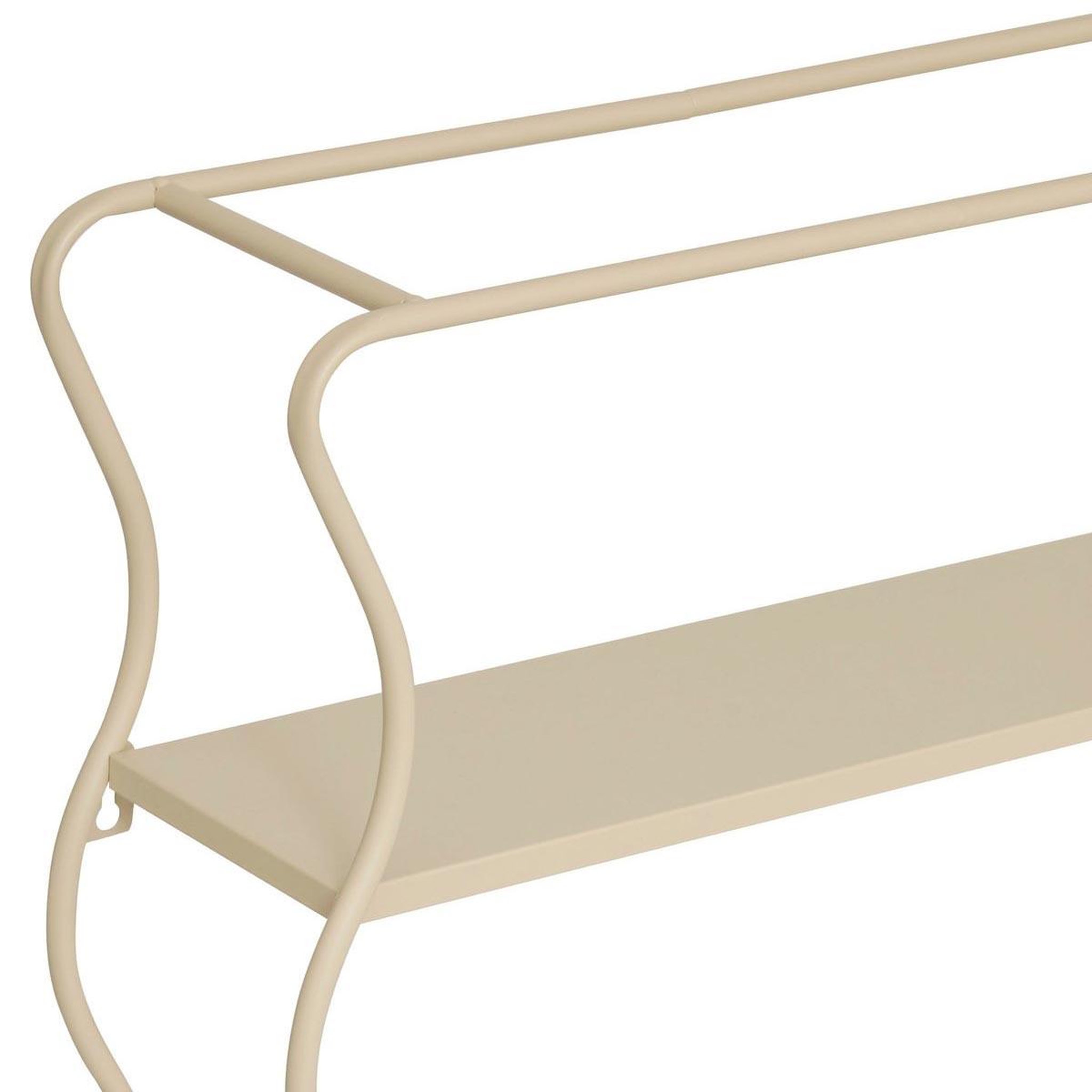 Voir la diapositive 2 : ATMOSPHERA Étagère murale design vague  judy  58cm beige