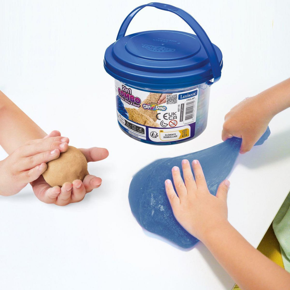 Lexibook Sceau 2 en 1 : Sable et slime