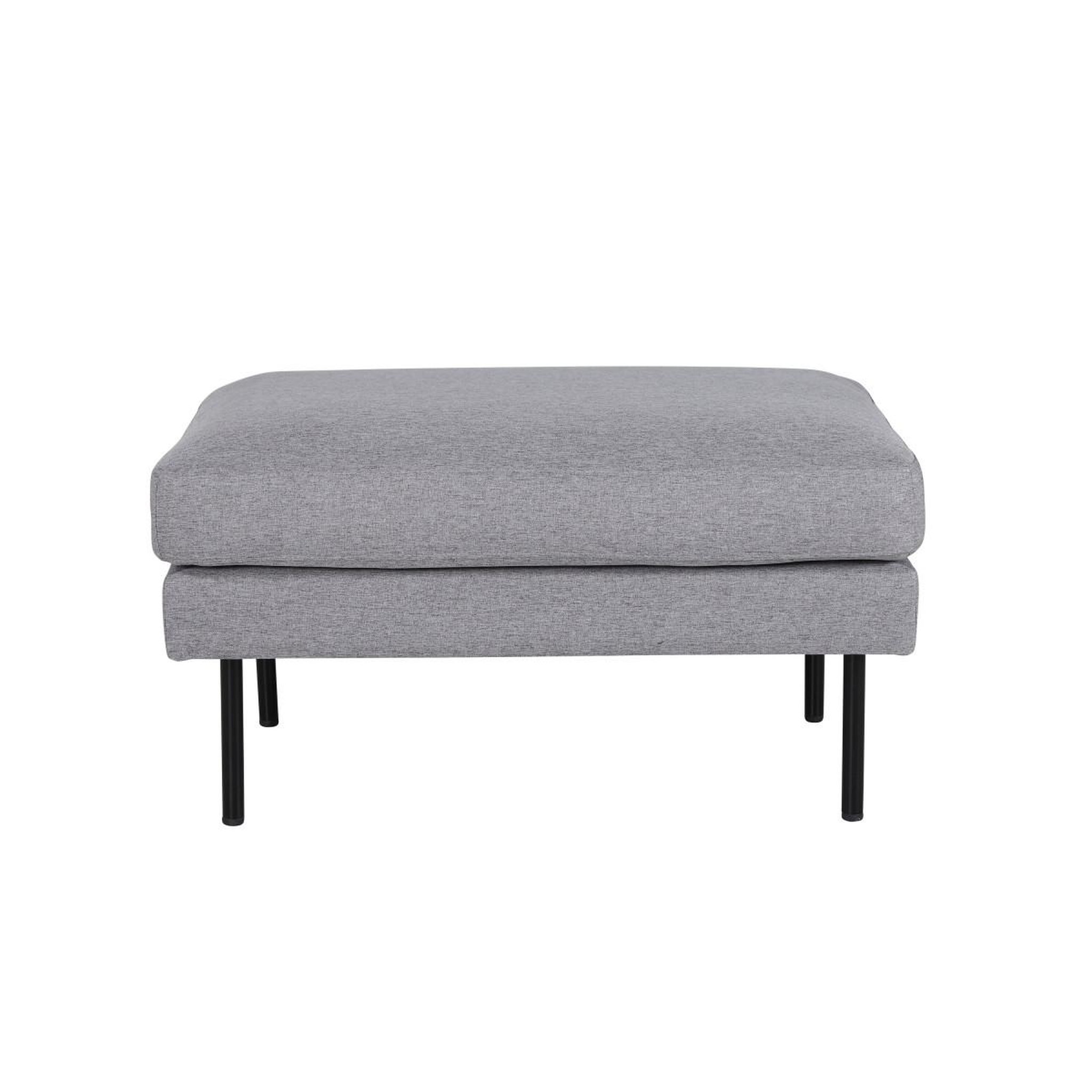 Voir la diapositive 2 : Paris Prix Pouf design en tissu  zoom  85cm gris