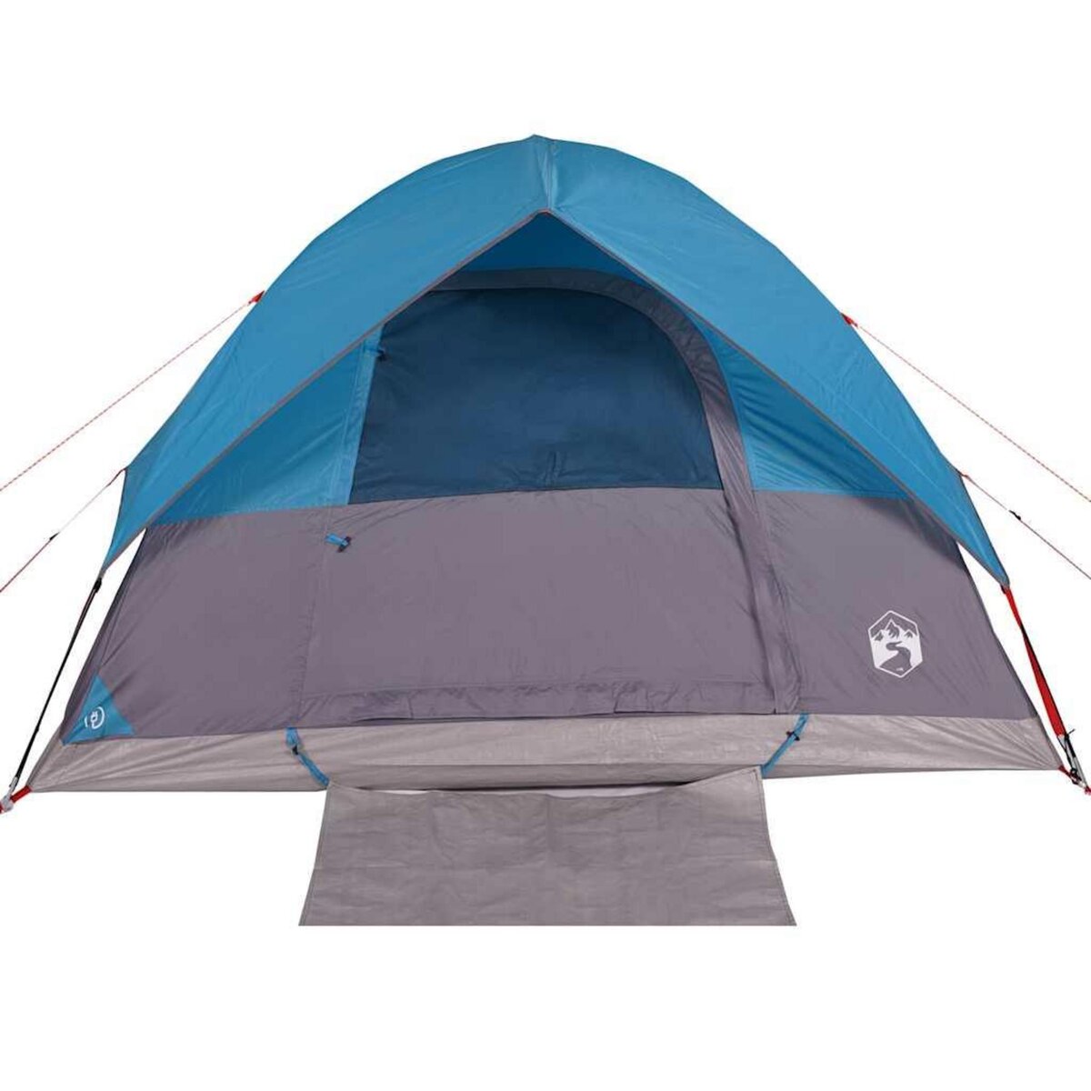 VIDAXL Tente familiale a dome 6 personnes bleu impermeable