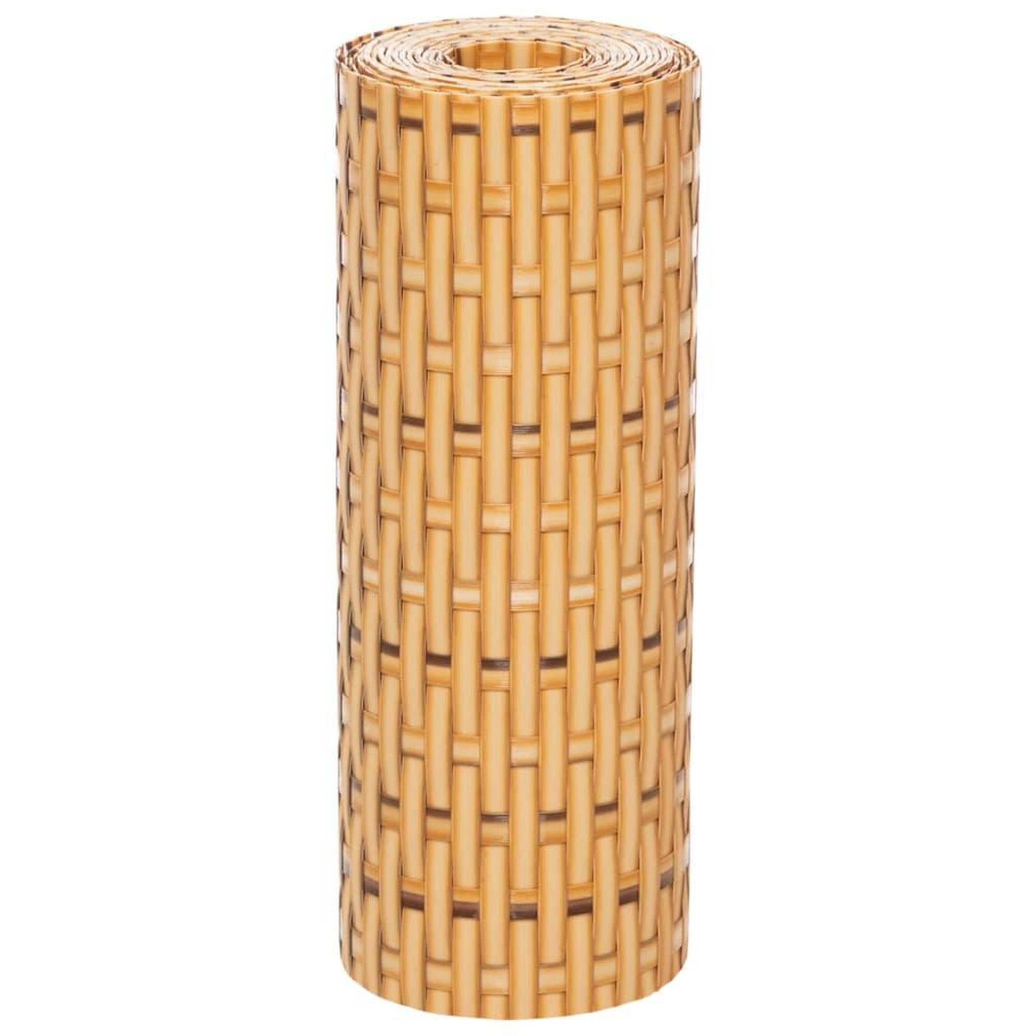 Voir la diapositive 4 : VIDAXL Paravents de balcon 10 pcs marron clair 255x19cm resine tressee