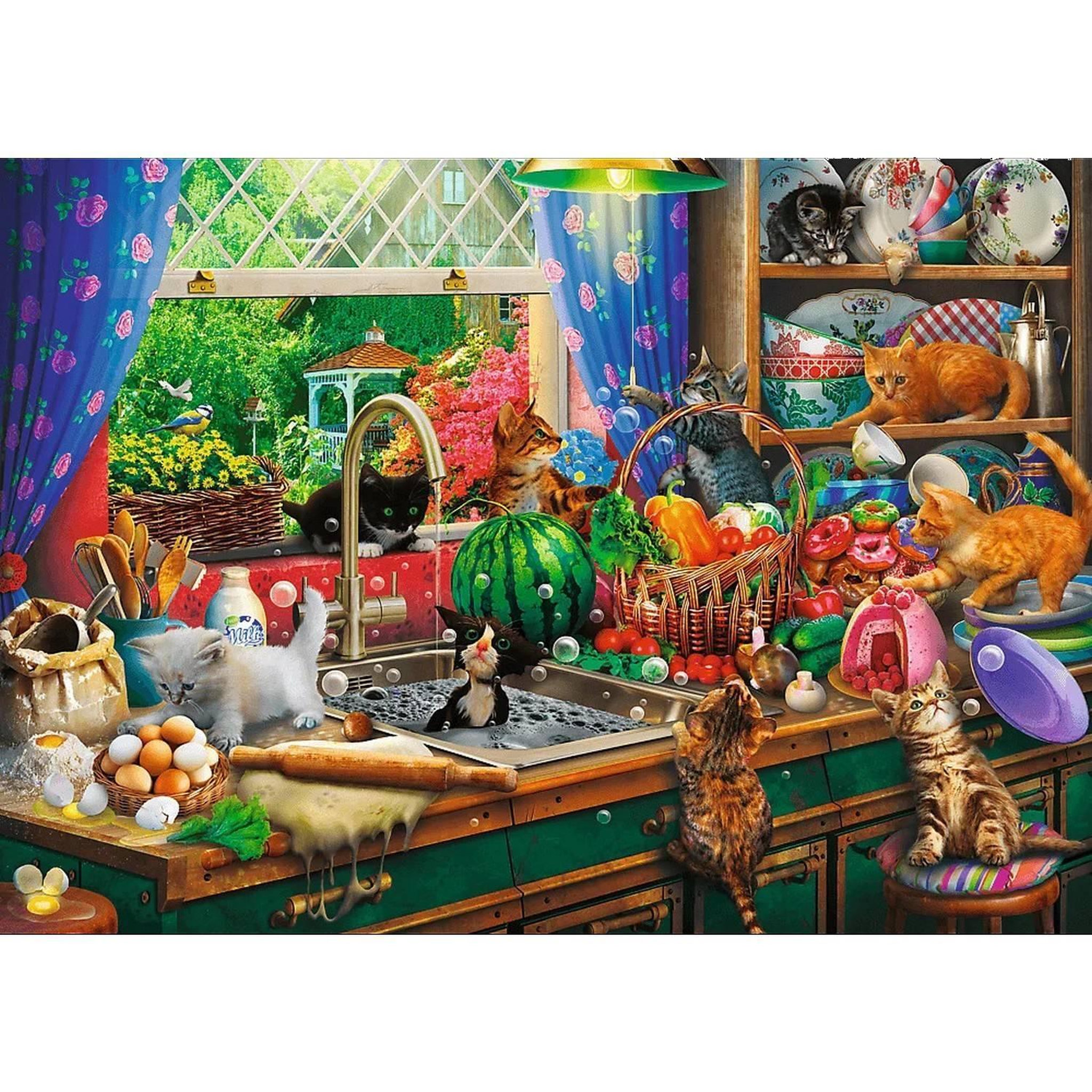 Trefl Puzzle 1000 pièces Premium Plus : Les petits fauteurs de troubles