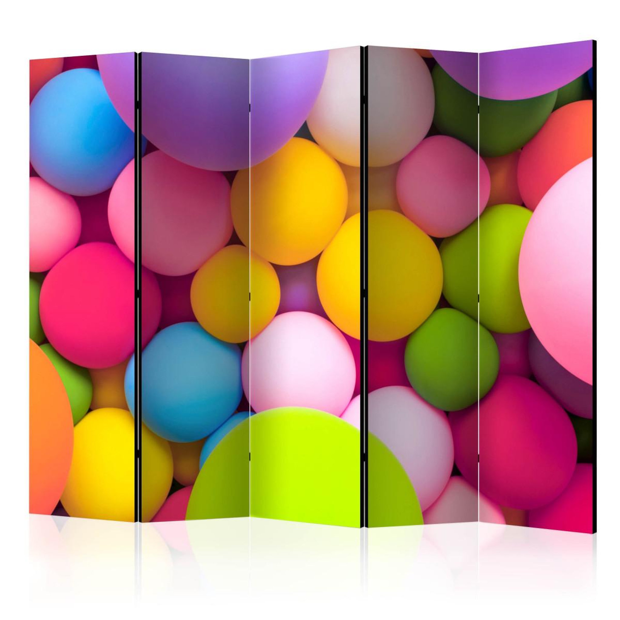 Paris Prix Paravent 5 volets  colourful balls  172x225cm