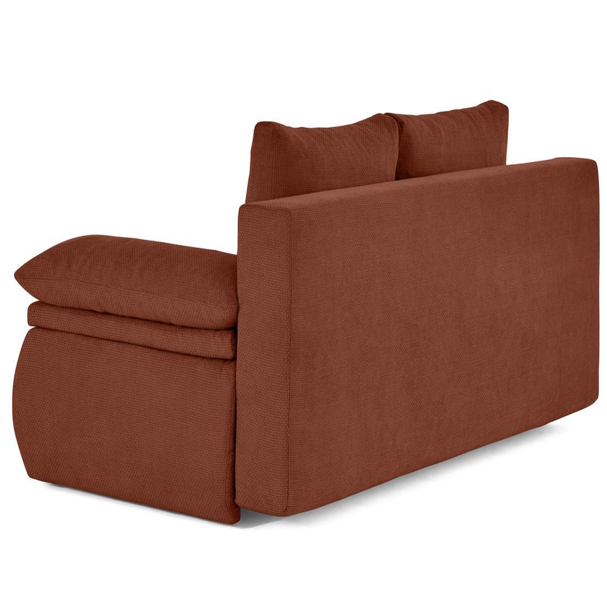 Voir la diapositive 5 : BEST MOBILIER Kurt - canapé 3 places convertible avec coffre en velours texturé