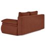 Voir la diapositive 5 : BEST MOBILIER Kurt - canapé 3 places convertible avec coffre en velours texturé