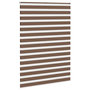 Voir la diapositive 3 : VIDAXL Store zebre marron 165x200cm largeur du tissu 160,9cm polyester