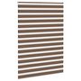 Voir la diapositive 3 : VIDAXL Store zebre marron 165x200cm largeur du tissu 160,9cm polyester