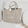 Voir la diapositive 4 : Paris Prix Tote Bag en Coton  Joli Bébé  50cm Taupe