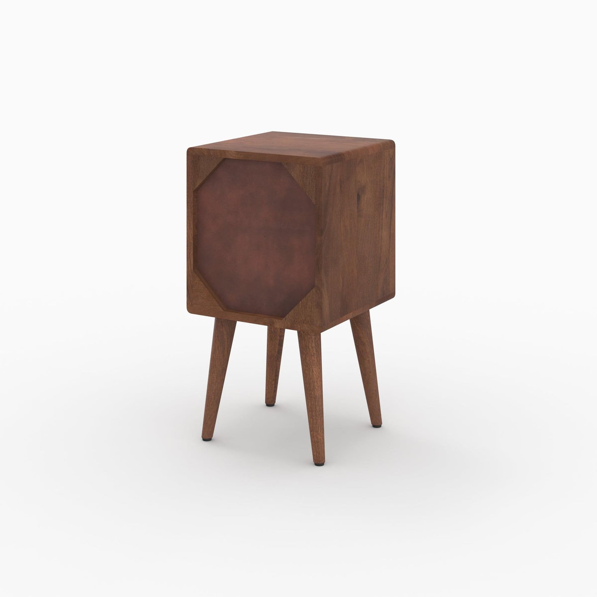 Rendez vous déco Table de chevet en bois de manguier-Oréa