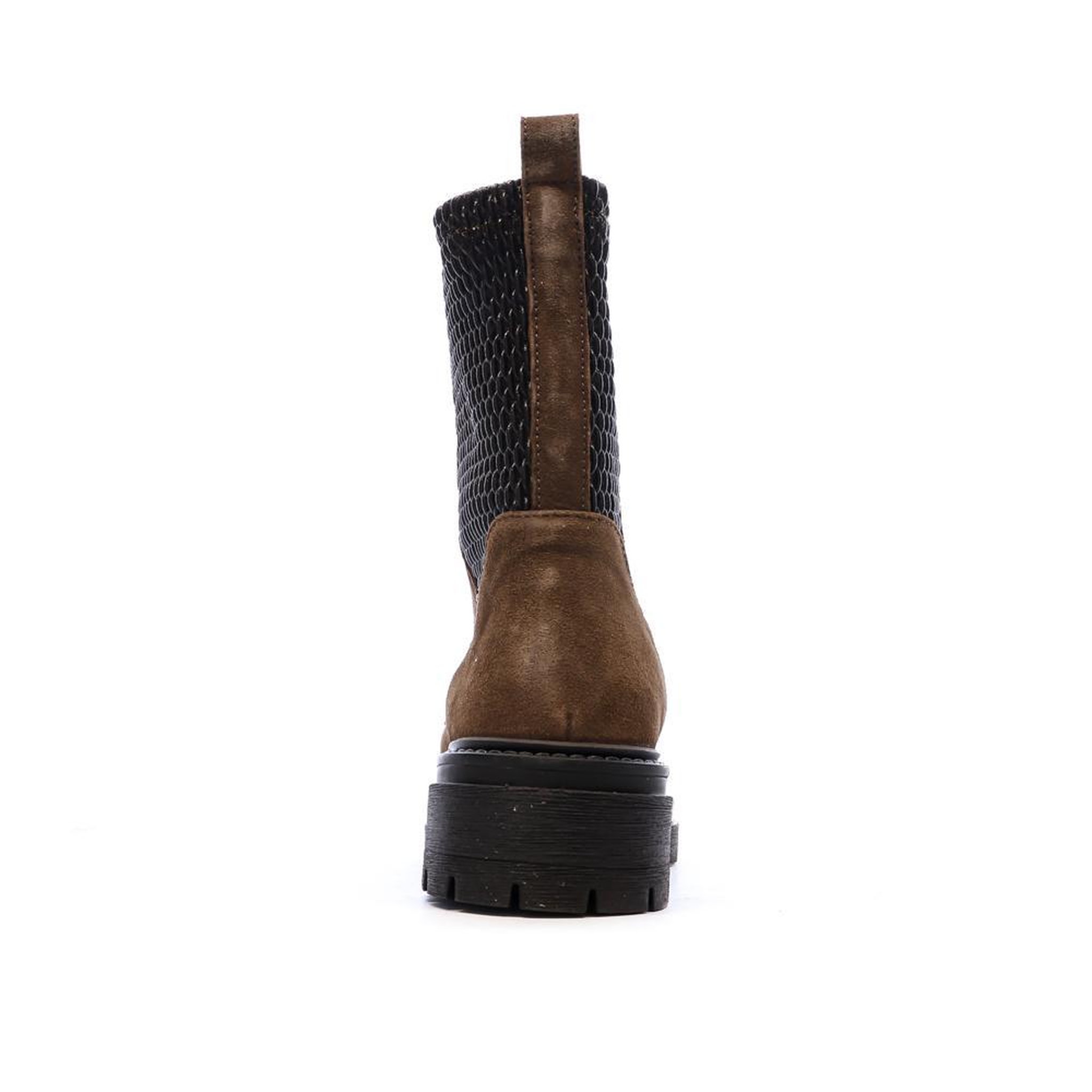 Voir la diapositive 3 : GEOX Bottines Marron/Noir Femme Geox Iridea
