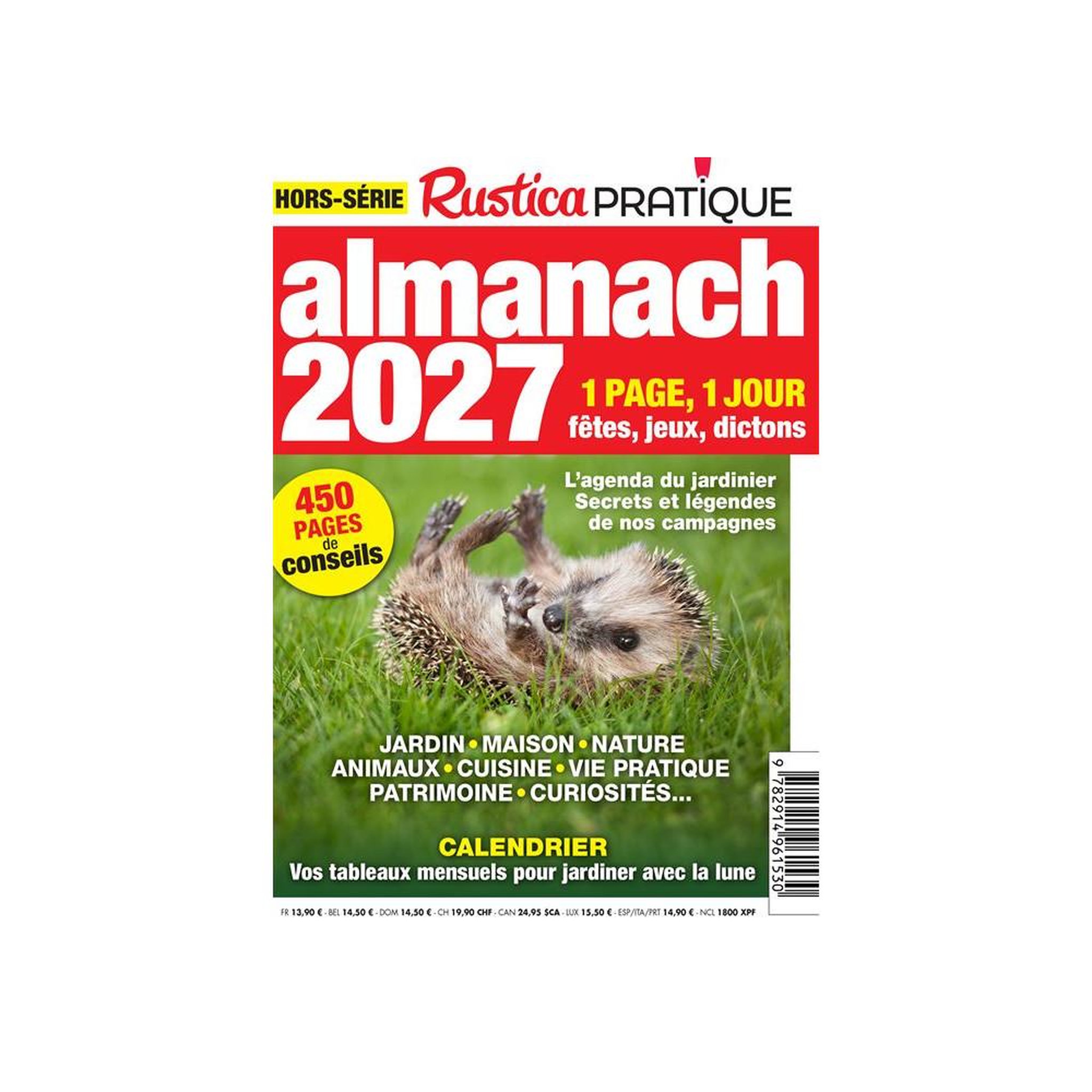 Hors-série pratique Almanach 2027 jardinier “L'EAU” 450 pages, agenda et calendrier de jardin