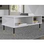 Voir la diapositive 2 : BEST MOBILIER Kirua - table basse - 110 cm
