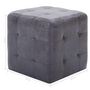 Voir la diapositive 6 : VIDAXL 2 pcs Poufs Gris 30 x 30 x 30 cm Similicuir daim