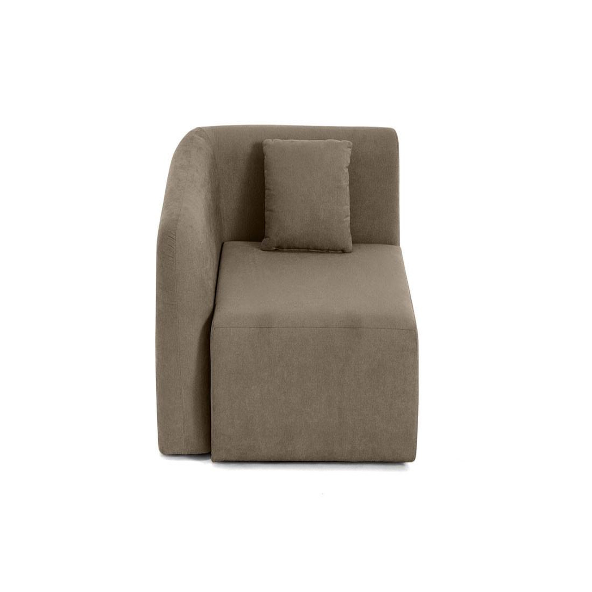 Voir la diapositive 6 : LISA DESIGN Ikare - module d'assise d'angle gauche - en tissu