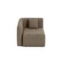 Voir la diapositive 6 : LISA DESIGN Ikare - module d'assise d'angle gauche - en tissu