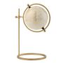 Voir la diapositive 1 : Paris Prix Globe Ajustable Déco  Cercle  35cm Or & Blanc