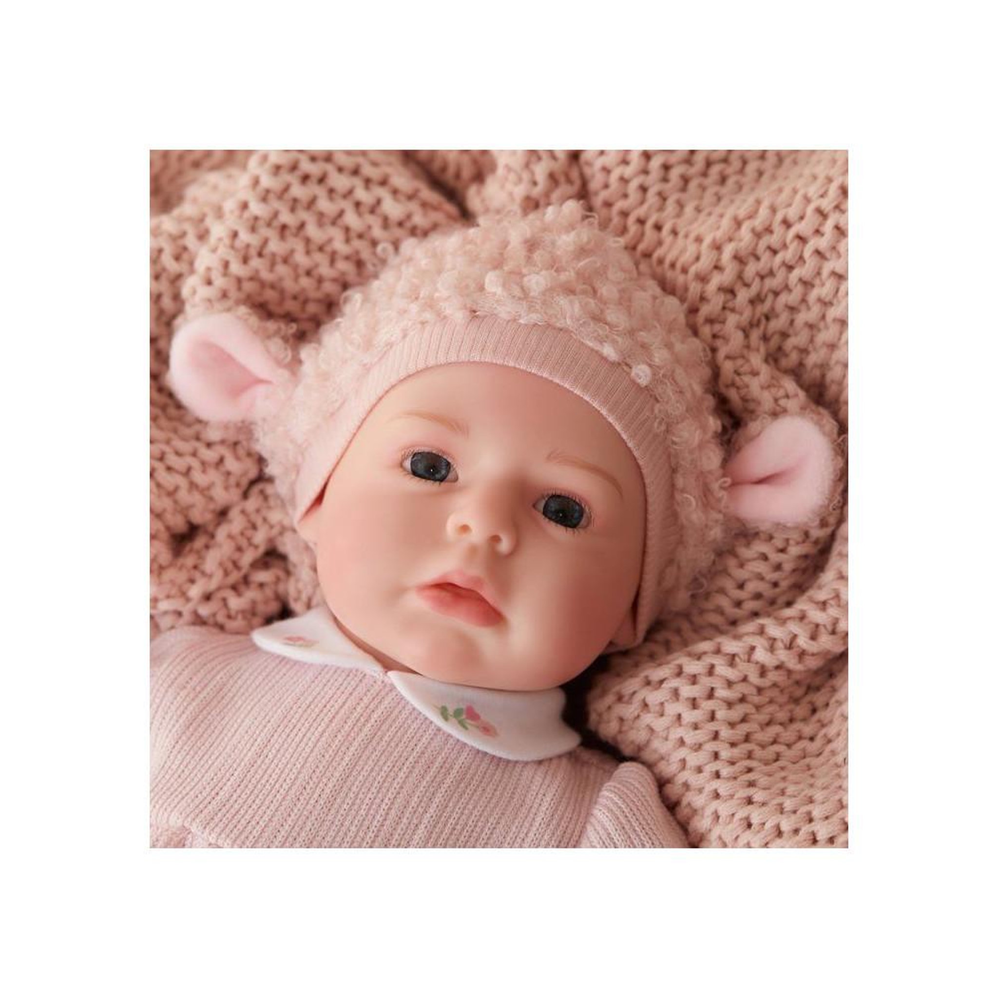 Voir la diapositive 2 : Poupée réaliste BABY born Real fille 43 cm peau claire yeux ouverts, avec couffin magnétique