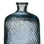Voir la diapositive 2 : FORNORD Vase Serena verre recyclé bleu 7L D18.5 H42