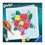 Voir la diapositive 6 : RAVENSBURGER CreArt 20x20 cm Bouquet de roses, Loisir créatif, Adulte, Peinture par numéros, 25520, Ravensburger