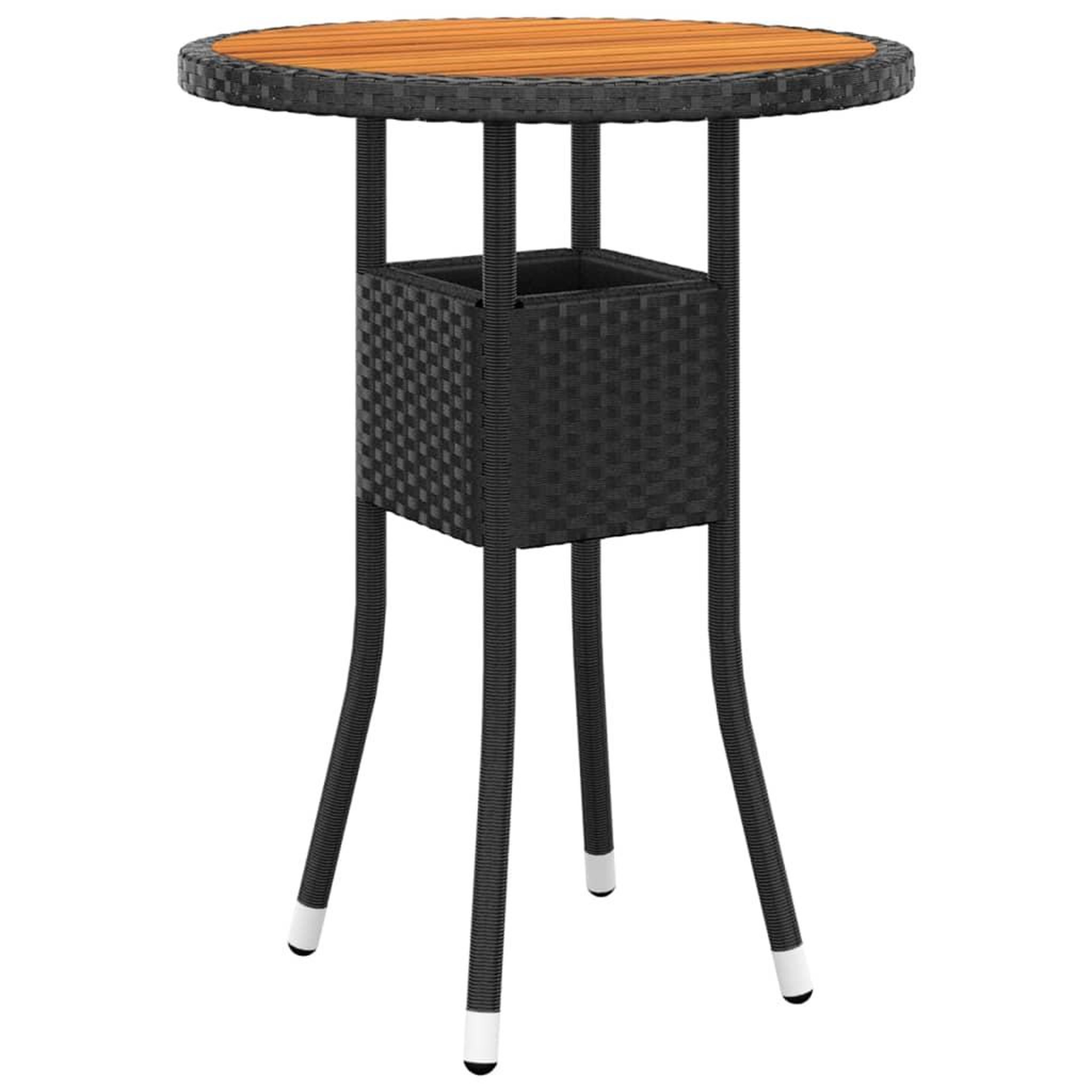 Voir la diapositive 5 : VIDAXL Salon de jardin 5 pcs Resine tressee Noir