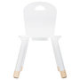 Voir la diapositive 2 : Atmosphera Kids Chaise Enfant  Douceur' 50cm Blanc