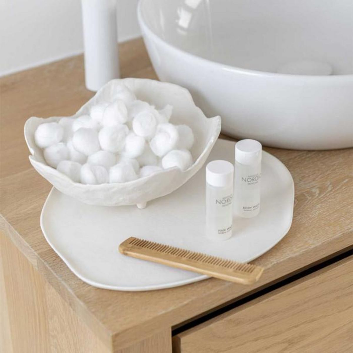 Paris Prix Plateau de Service Asymétrique  Vinta  41cm Blanc