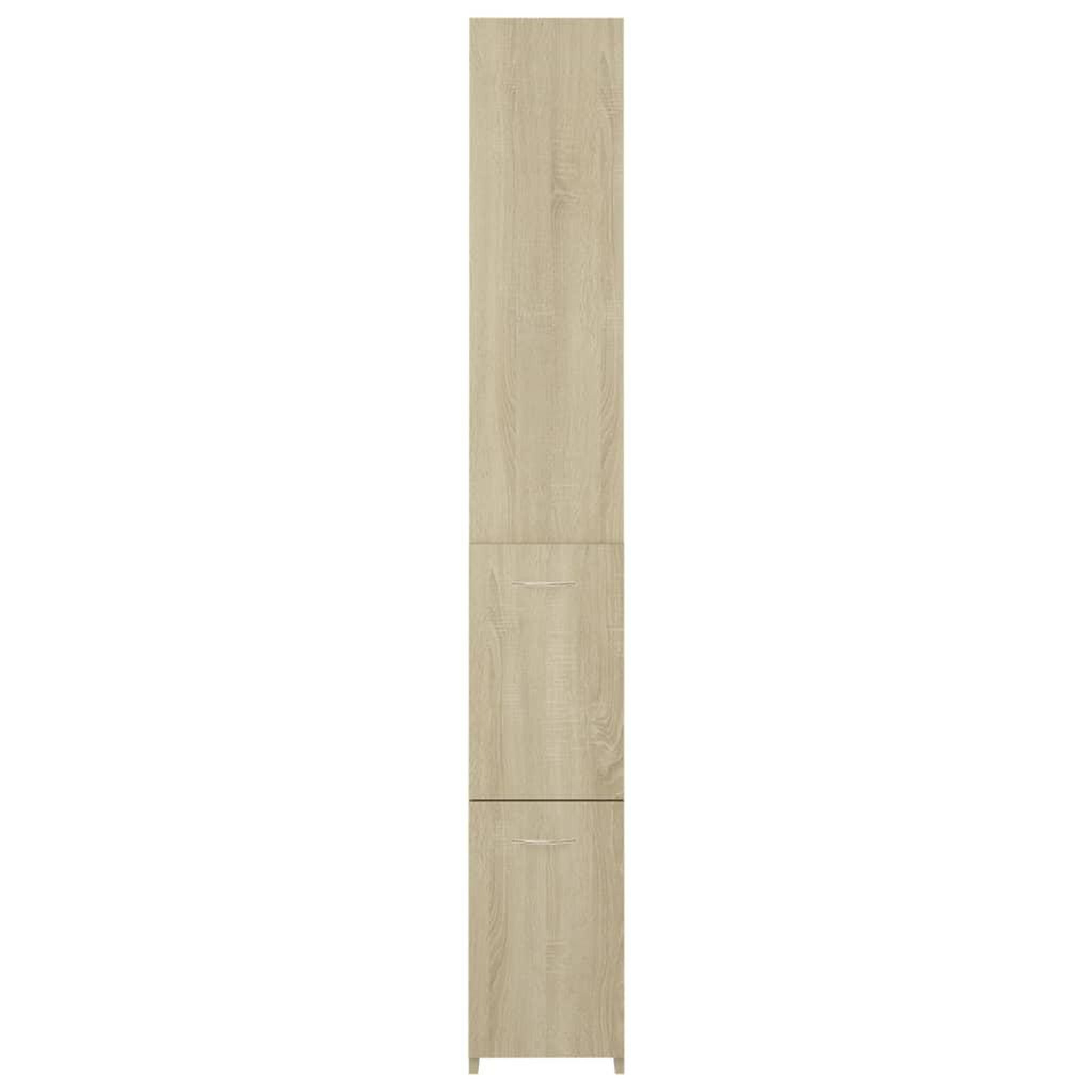 Voir la diapositive 4 : VIDAXL Armoire salle de bain chene sonoma 25x26,5x170 cm
