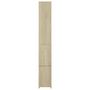 Voir la diapositive 4 : VIDAXL Armoire salle de bain chene sonoma 25x26,5x170 cm