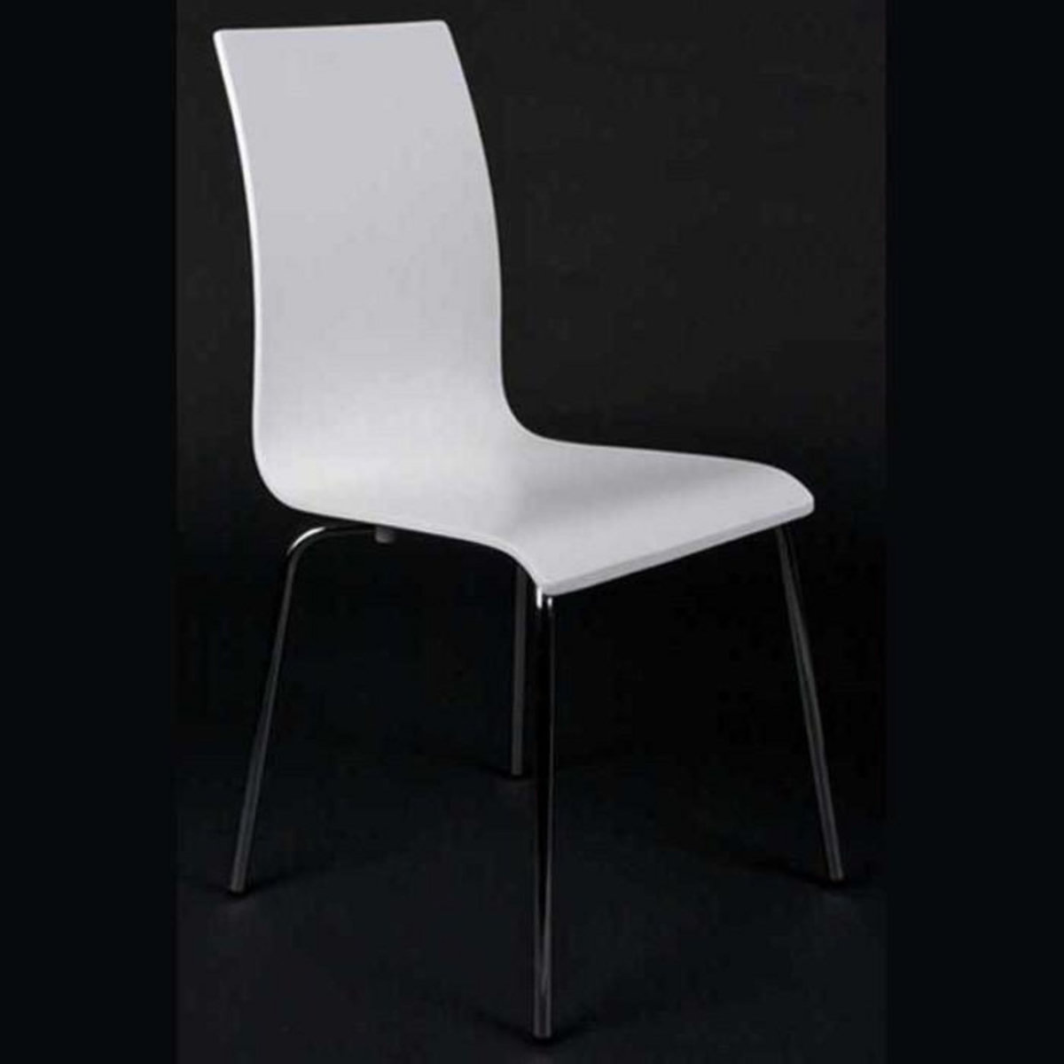 Paris Prix Chaise Design en Bois  Tina  88cm Blanc