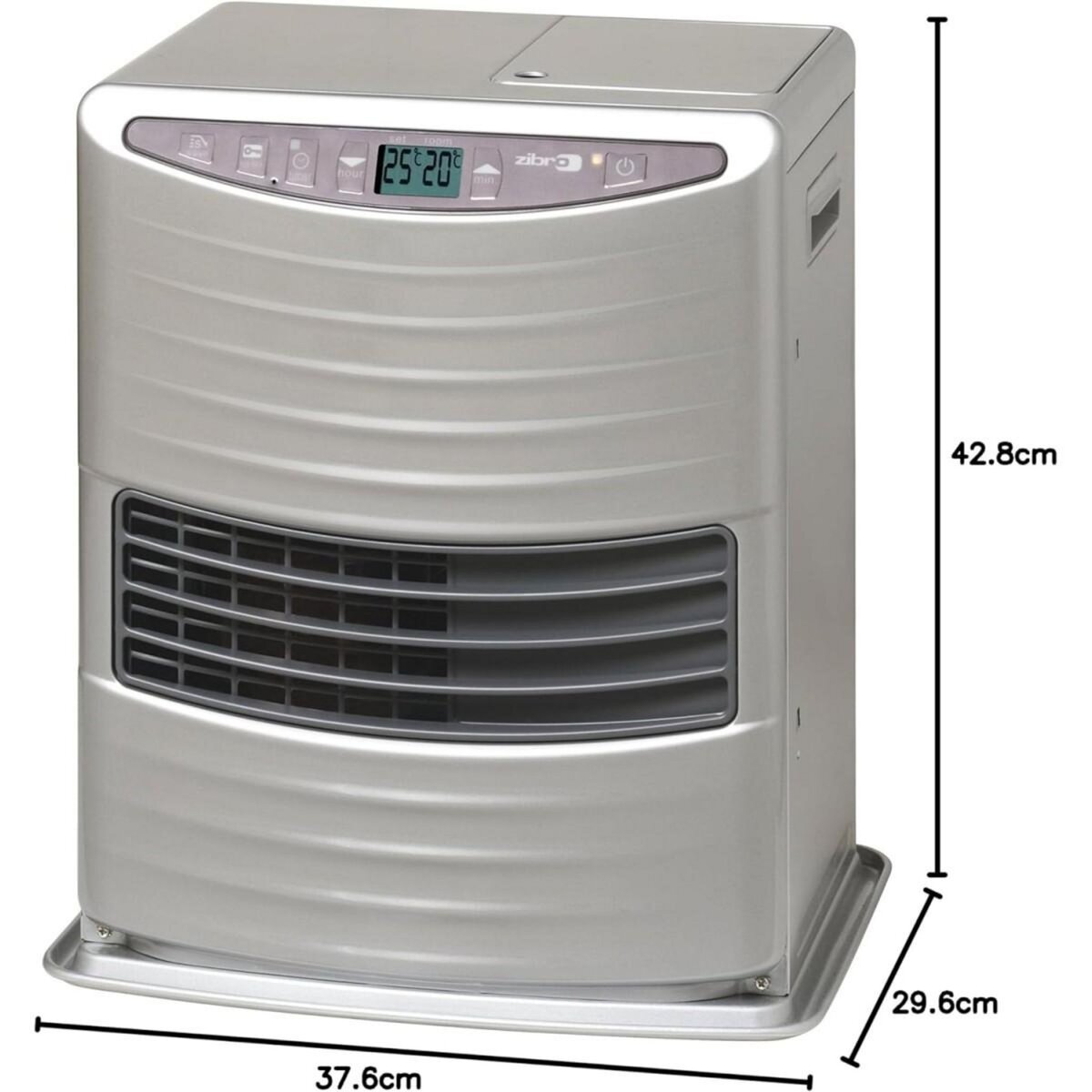 ZIBRO Poêle à pétrole 3000W Portable Chauffage à combustible 120m3 Commande Électronique ZIBRO LC-30