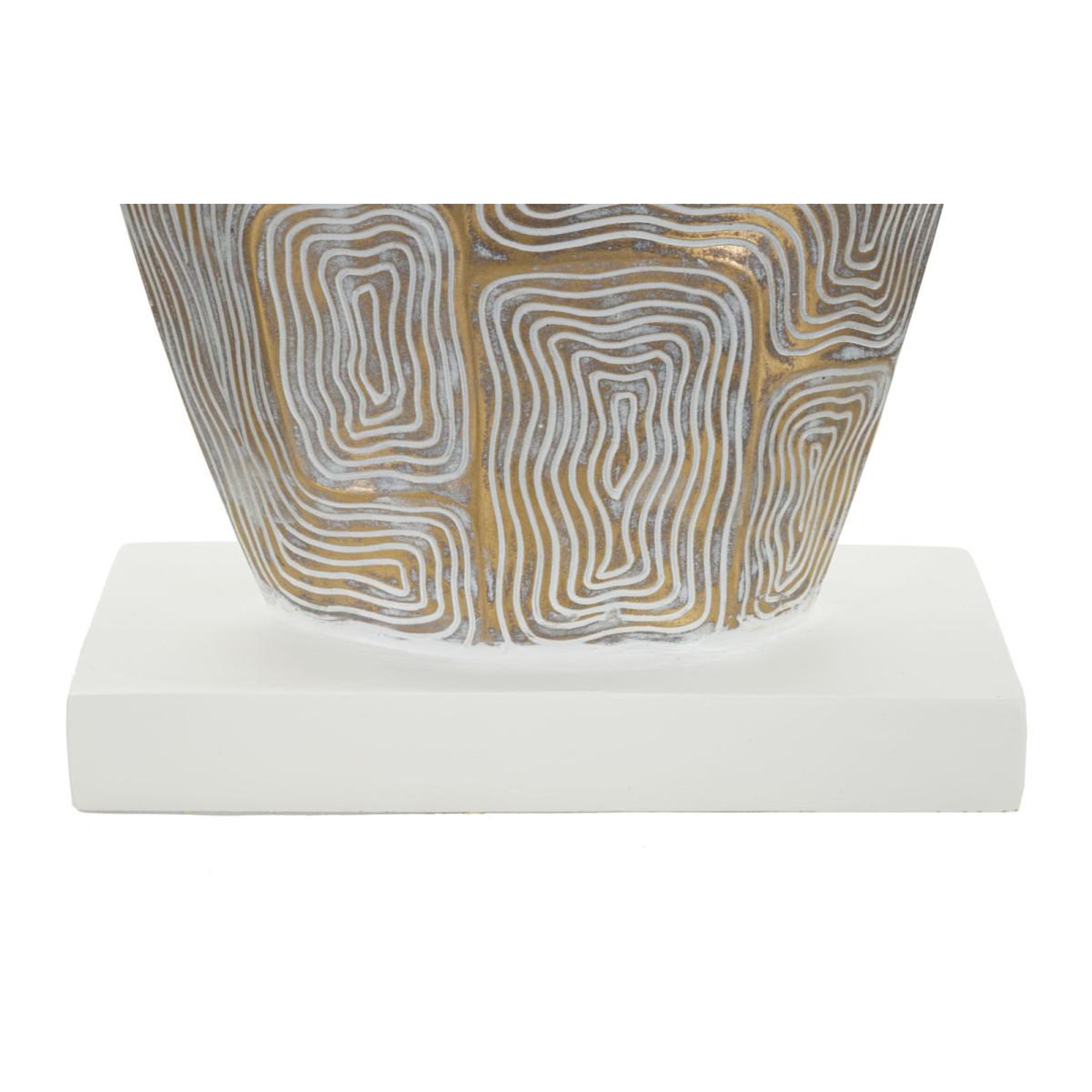 Voir la diapositive 3 : Paris Prix Lampe à poser en résine  elips  90cm or