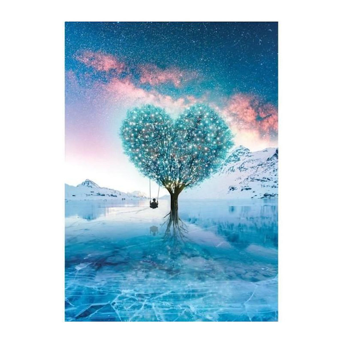 Nathan Puzzle 1000 pièces L’Arbre des rêves Diego Hernandez – Art coloré – Adultes dès 14 ans  – NATHAN