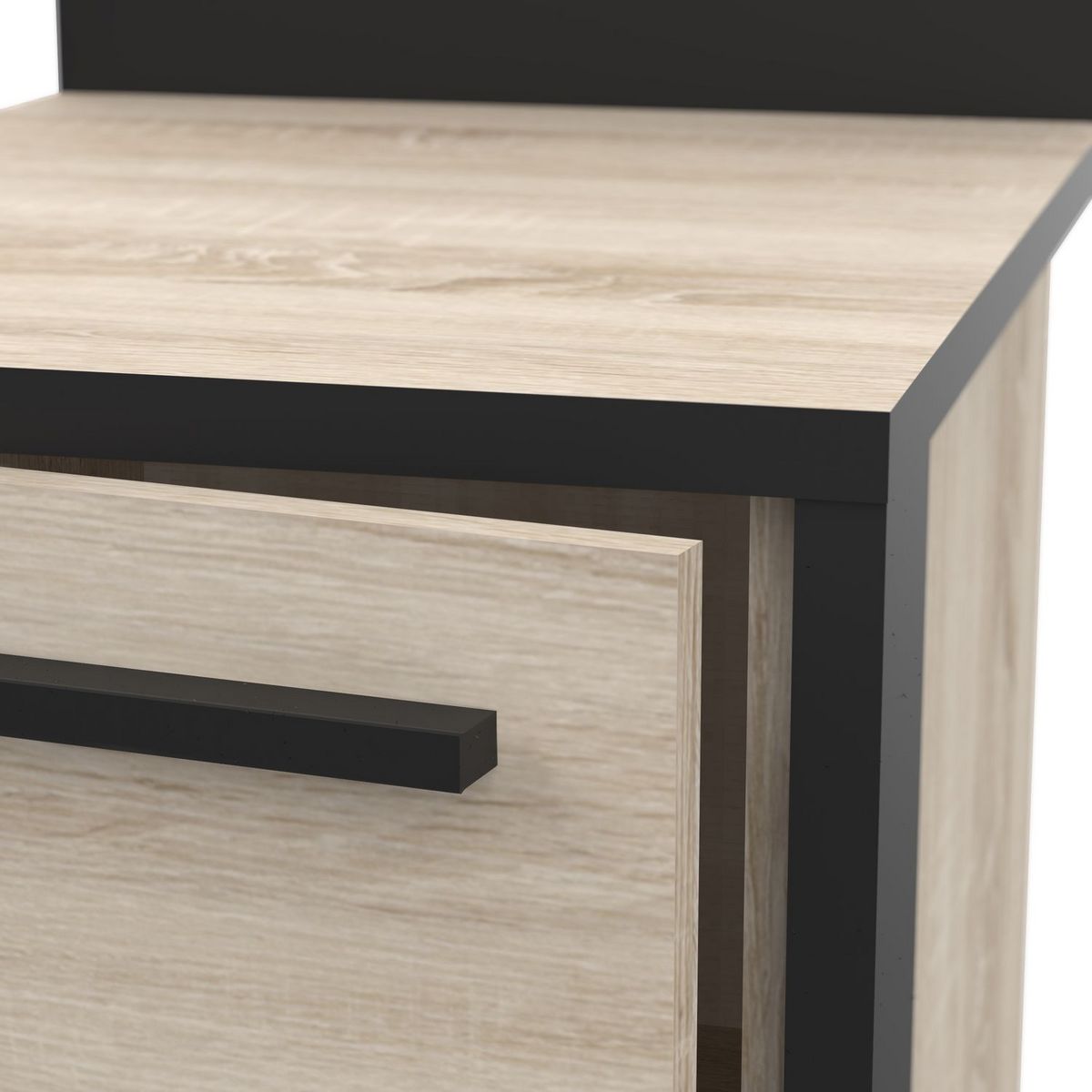 Meuble de cuisine bas 1 porte style industriel L44cm BRICKHOUSE