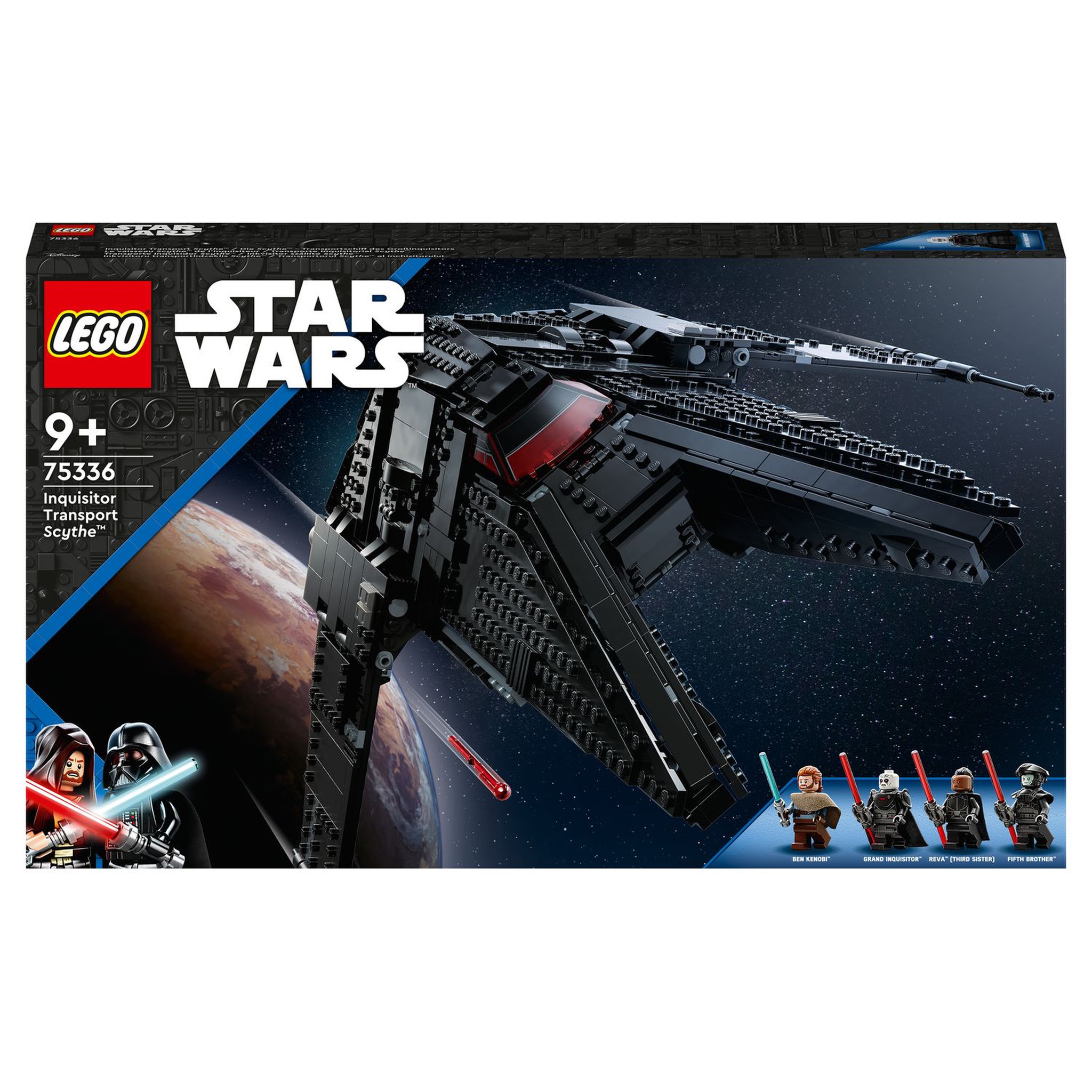 Voir la diapositive 1 : LEGO Star Wars 75336 Le Vaisseau Scythe de l&rsquo;Inquisiteur, Jouet, Figurine Ben Kenobi 