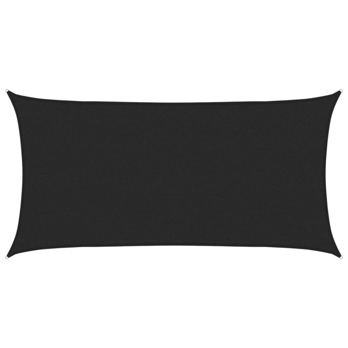 VIDAXL Voile d'ombrage 160 g/m^2 Noir 2x3,5 m PEHD