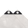 Voir la diapositive 3 : VIDAXL Bache 650 g / m^2 4 x 5 m Blanc