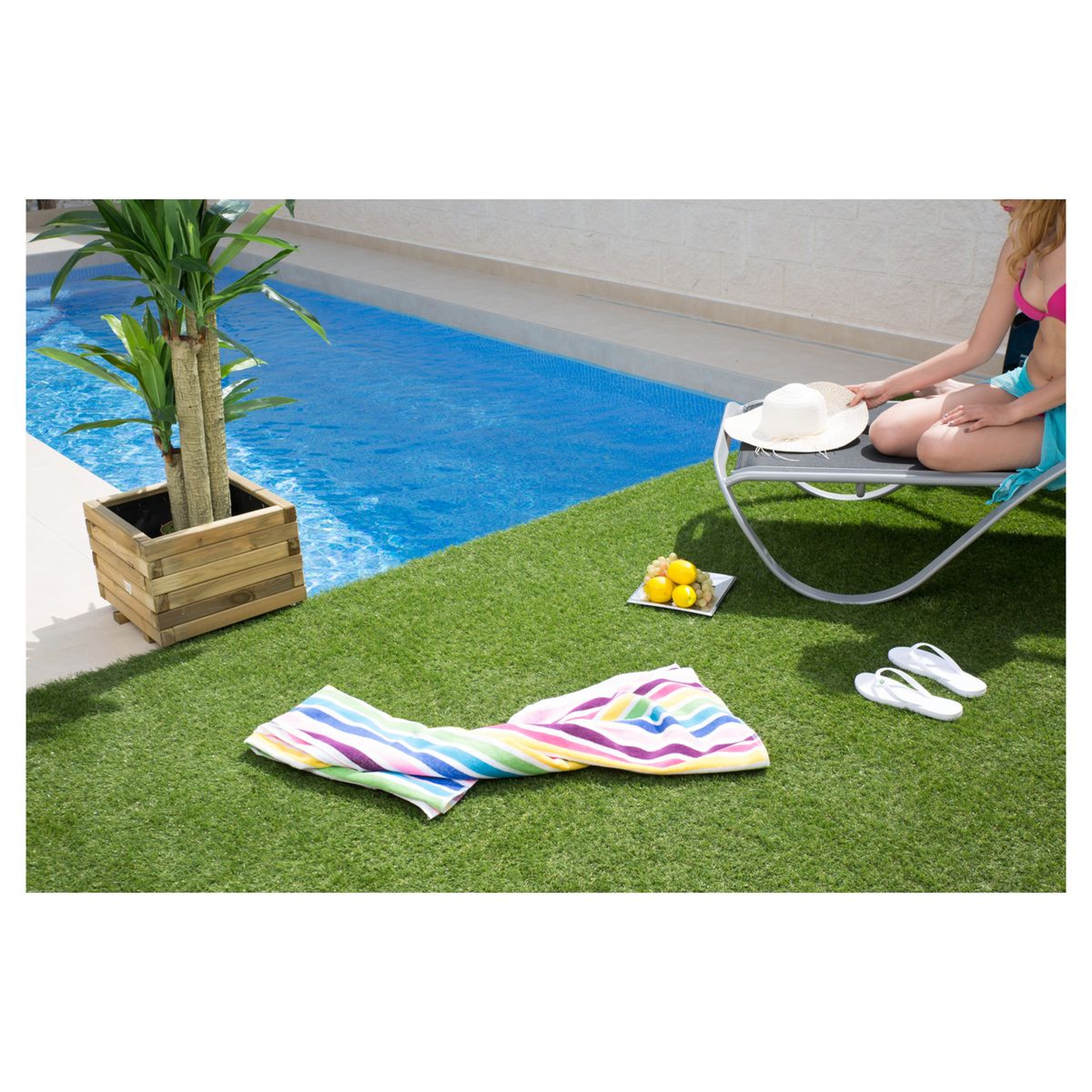 Voir la diapositive 1 : Catral Gazon artificiel CALPE 30mm 2x4m