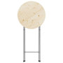 Voir la diapositive 3 : VIDAXL Pieds de table de bar pliables Argente 45x53x108 cm
